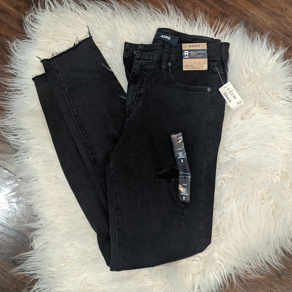 skinny ripped jeggings